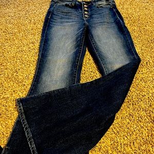 SO Goods for Life Button Fly Flare Leg Jeans